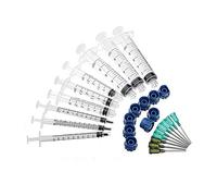 Tuoservo 27Pcs/Set Dispensing Needle Kits Blunt Tip Syringe Needles Cap for Refilling and Measuring Liquids Industrial Glue Applicator