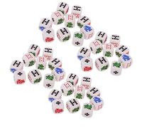 Tuoservo Poker Dice With King Queen Jack 10 and 9 40pcs