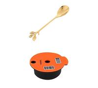 Tuoservo Refillable Reusable Plastic Coffee Capsule Cups for Bosch Tassimo, Home, Office, Cafe (180ml + coffee spoon)