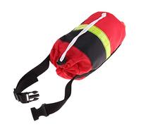 Tuoservo Safety Throw Bags Rescue Kayaking Reflective Throw Line Rope Lightweight - 52ft, 69ft, 102ft (31 Meters Non-reflective Rope Red Black Bag)