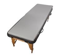 TUOTPE Grey 73x24x2 inch Memory Foam Massage Table Topper with Removable Cover-Elastic Bands Non-Slip-Lash Bed Cushion for Beauty and Massage
