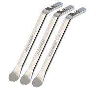 TuoTu Bicycle Tire Lever Tyre Spoon Changing Tool, Stainless Steel Portable Bike Tire Levers to Repair Bike Tube, Set of 3