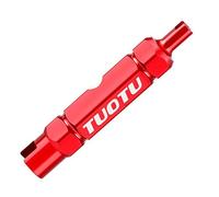 TuoTu Valve Core Remover Tool Kit Bike and Car Valve Core Repair Tool with Brass Replacement Schrader Valve Core