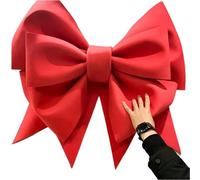 TUOYDJA Large Bow Room Decor Christmas Tree Decoration Party Prop Big Bow Wedding Festivity Occasion DIY(Green 75CM)