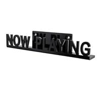 TuoYi Now Playing Vinyl Record Wall Mount Shelf, Black 7 Inch Acrylic Album Display Holder, LPS Storage Holder for Record