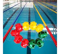 TUOYIBO Pool Rope with Floats, Safety Divider Cord for Large Swimming Pools Deep Shallow End, Dangerous Areas Floating Cordon, 1-10m, Easy Hookup (Color : 12cm Diameter, Size : 6m/20ft/236in