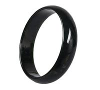 TUOYUANPU 2.4in natural Retro jade stone bangle bracelet dark green jade handmade jade stone bracelet for women gift