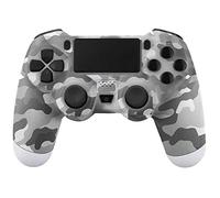 TUOZHE Wireless Remote Controller for PS4, Replacement for Play Station 4 Game Controller with Dual Vibration Gamepad Joystick (NOT-OEM, Grey)