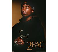Tupac & 2Pac Posters - 90s Hip Hop Rapper Wall Art - Mid 90s Merch - Cool Wall Art Print - 12x18