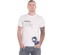 2pac Tupac T Shirt A River That Flows Forever Official Unisex White L
