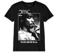 Tupac Boy's Botupacts003 T-Shirt, Black, 8 Years