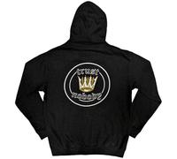 Tupac Crown Seal Zipped Hoodie XXL Black