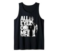 Tupac Official All Eyez On Me Tank Top, Men, Black, Medium