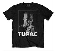 Tupac 'Praying' T-Shirt (Medium) Black