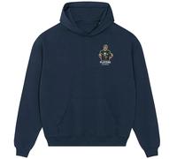 Tupac Shakur 2Pac Badge Men's Hoodie - Navy / 3XL