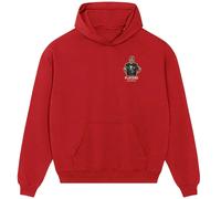 Tupac Shakur 2Pac Badge Men's Hoodie - Red / XL