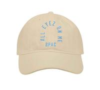 Tupac Shakur All Eyez On Me Baseball Cap in Natural Tupac Shakur Natural One Size