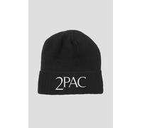 Tupac Shakur Beanie Hat 2PAC Logo Beanie Hat in Black Tupac Shakur Black One Size