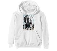 Tupac Shakur Men's LA Skyline Pullover Hoodie in White | Size: Small Tupac Shakur White S