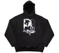 Tupac Shakur Men's Spray Photo Hoodie in Charcoal | Size: Small Tupac Shakur Charcoal S
