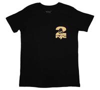 Tupac Shakur Platinum Logo T-Shirt in Black | Size: Medium Tupac Shakur Black M