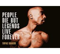 Tupac Shakur Poster Quote Rap Hip Hop USA Music Photo Wall Art Picture Poster A4