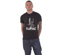 Tupac Shakur Praying T-Shirt in Black | Size: 2XL Tupac Shakur Black 2XL