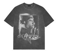 Tupac Spray Photo Limited Edition 999 Only Premium Wash T Shirt M Charcoal