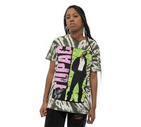 Tupac T Shirt 2 Pac All Eyez On Me Logo New Official Unisex Dye Wash Green, Green, L