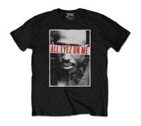 Tupac T-Shirt 2PAC All Eyez on Me Logo Nue Official Unisex Black