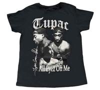 Tupac T Shirt 2PAC All Eyez on Me Logo Official Womens Black M