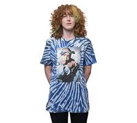 Tupac T Shirt 2PAC Blue Photo Swirl Logo Official Unisex Tie Dye Blue S