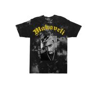 Tupac T Shirt 2PAC Makaveli Logo new Official Unisex Acid Wash Grey