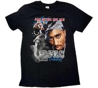 Tupac - T-Shirt # M Unisex Black # All Eyez Homage