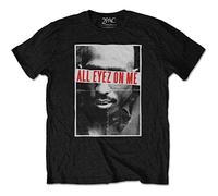 Tupac - T-Shirt # S Black Unisex # All Eyez