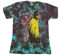 Tupac T Shirt Vintage 2PAC Official Unisex Dye Wash Blue L