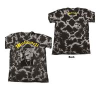 Rock Off Trade T-shirt Tupac 2PAC Makaveli Logo Official Unisex Acid Wash Grey S