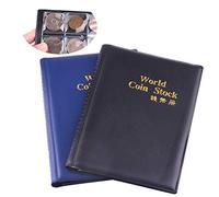 TUPARKA 2 Pack Coin Collection Album 240 Coin Holders Can Hold 50P and 1 Pound Coins