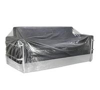 TUPARKA 2 Set Large Furniture Cover 9ft Christmas Tree Poly Storage Bag 110" x 72" with Small Moving bags