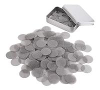 TUPARKA 200 Pcs 15 mm Stainless Steel Pipe Screen Filters Screens Pipe Screens with Storage Box