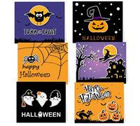 TUPARKA 30 Pack Halloween Greeting Cards with Envelopes and Halloween Stickers, 6 Halloween Designs