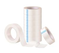TUPARKA 8 Rolls White Eyelash Tape, Adhesive Eyelash Tapes, Lash Tape for Eyelash Extension Supply, 9M Each Roll