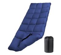 Tuphen Cot Mattress Pad-Cot Pads for Camping, Cot Mattress Topper, Camping Mattress Sleeping Pad 75"x30" Soft Lightweight Quilted Pads for Camp Cot/RV Bunk/Narrow Twin Beds (Blue)