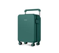 TUPLUS Suitcase Lightweight Luggage Hard Shell Suitcase with 4 Spinner Wheels Hold Check in Travel Case with Combination Lock,Impression Series(56cm-33L,Green)