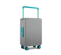 TUPLUS Suitcase Medium Hard Shell ABS Luggage with 4 Spinner Wheels Check in Travel Case with Combination Lock, Straight to Heart Series(Green,24 Inch-62L)