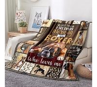 Tupmnbry Boxer Dog Blanket Cute Puppy Throw Blanket Super Soft Flannel Throw Blanket Lightweight Fluffy Plush Fuzzy Bed Blanket for Cute Pet 60"X80"