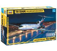 Tupolev Tu-154 Russian Airliner 1:144 Plastic Model Kit 7004 ZVEZDA