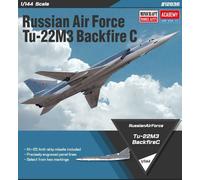 Tupolev TU-22M3 Backfire C Strategic Bomber Model Kit Academy Scale 1:144 12636