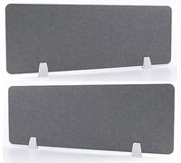 TUPOSTAR 2 Pack Desk Divider Soundproof Desk, Freestanding Desk Divider, Privacy Panel, Felt Screen, Desk Partition, Noise Reducing Sound Proof Dividers,02,30 * 60cm