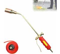 TUPOSTAR 2025 New Propane Torch Weed Burner Kit, Waterproof Welding Gun Baking Gun, Waterproof Gas Torches for Home Use, with 1.2m Gas Hose,50mm,Double Switch